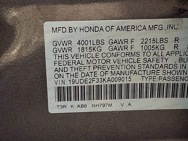 2019 Acura ILX Standard