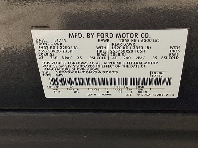 2019 Ford Explorer Platinum