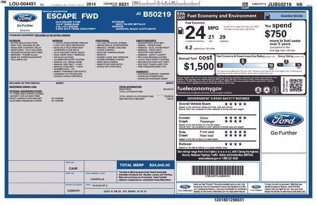 2018 Ford Escape S