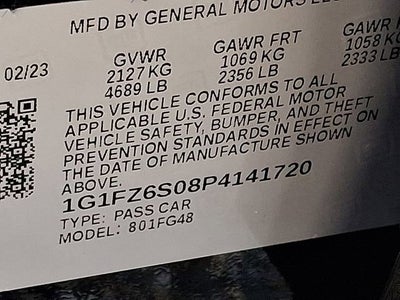 2023 Chevrolet Bolt EUV Premier