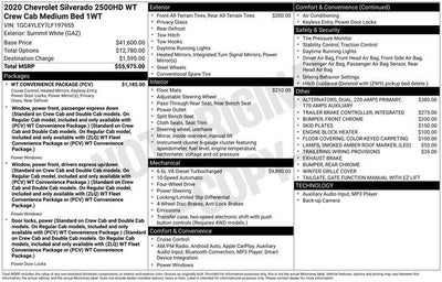 2020 Chevrolet Silverado 2500 HD WT