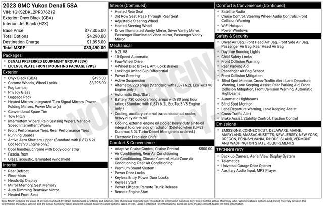 2023 GMC Yukon Denali