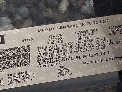 2020 Chevrolet Tahoe LS