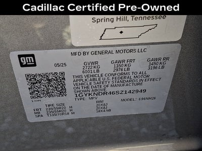 2025 Cadillac XT5 Premium Luxury