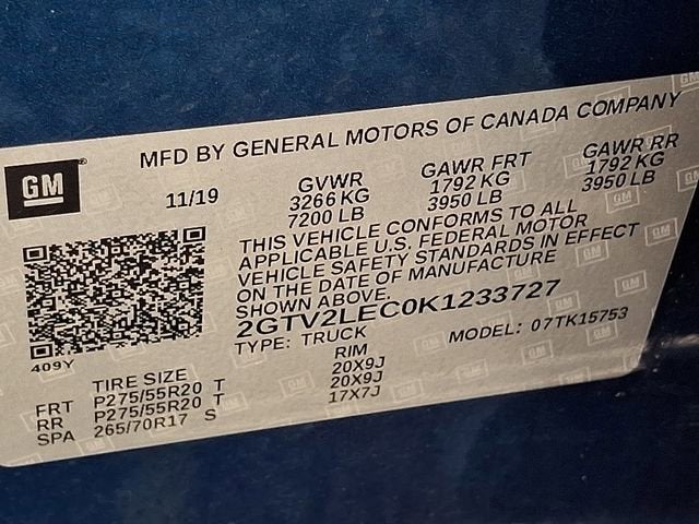 2019 GMC Sierra 1500 Limited 4WD Double Cab