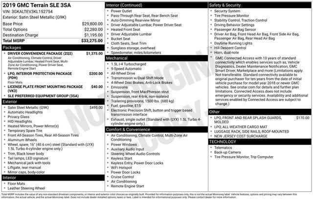 2019 GMC Terrain SLE