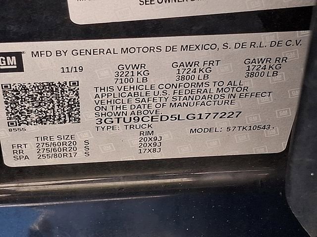 2020 GMC Sierra 1500 Elevation