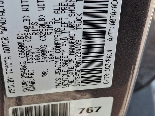 2021 Toyota Tacoma SR