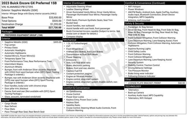 2023 Buick Encore GX Preferred